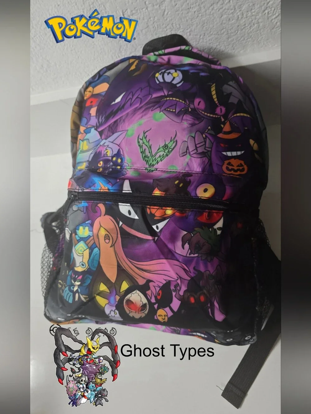 Pokemon Ghost Type Backpack